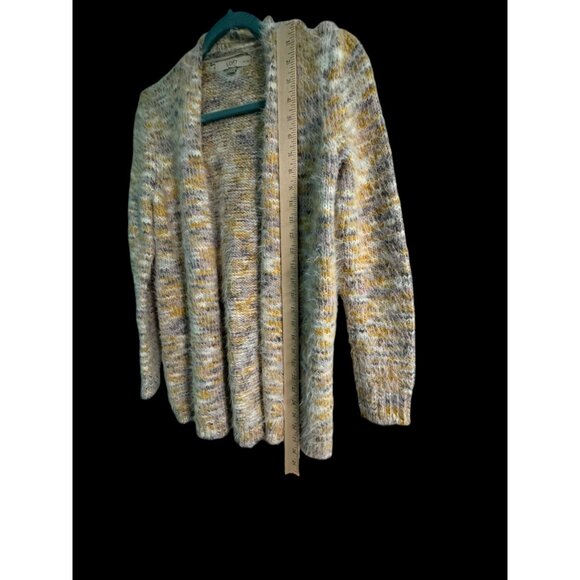 Loft Womens Multicolor Knit Open Cardigan Sweater Size SP - Picture 5 of 7